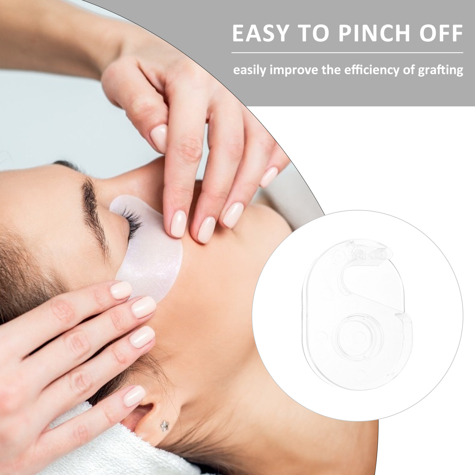 Eyelash Extension Is Safe - 3 Adet Kirpik Bandı Dispenseri Hızlı