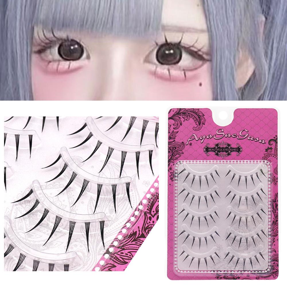 Eyelash Extension Japanese Style - 5 çift japon tarzı peri kirpikleri