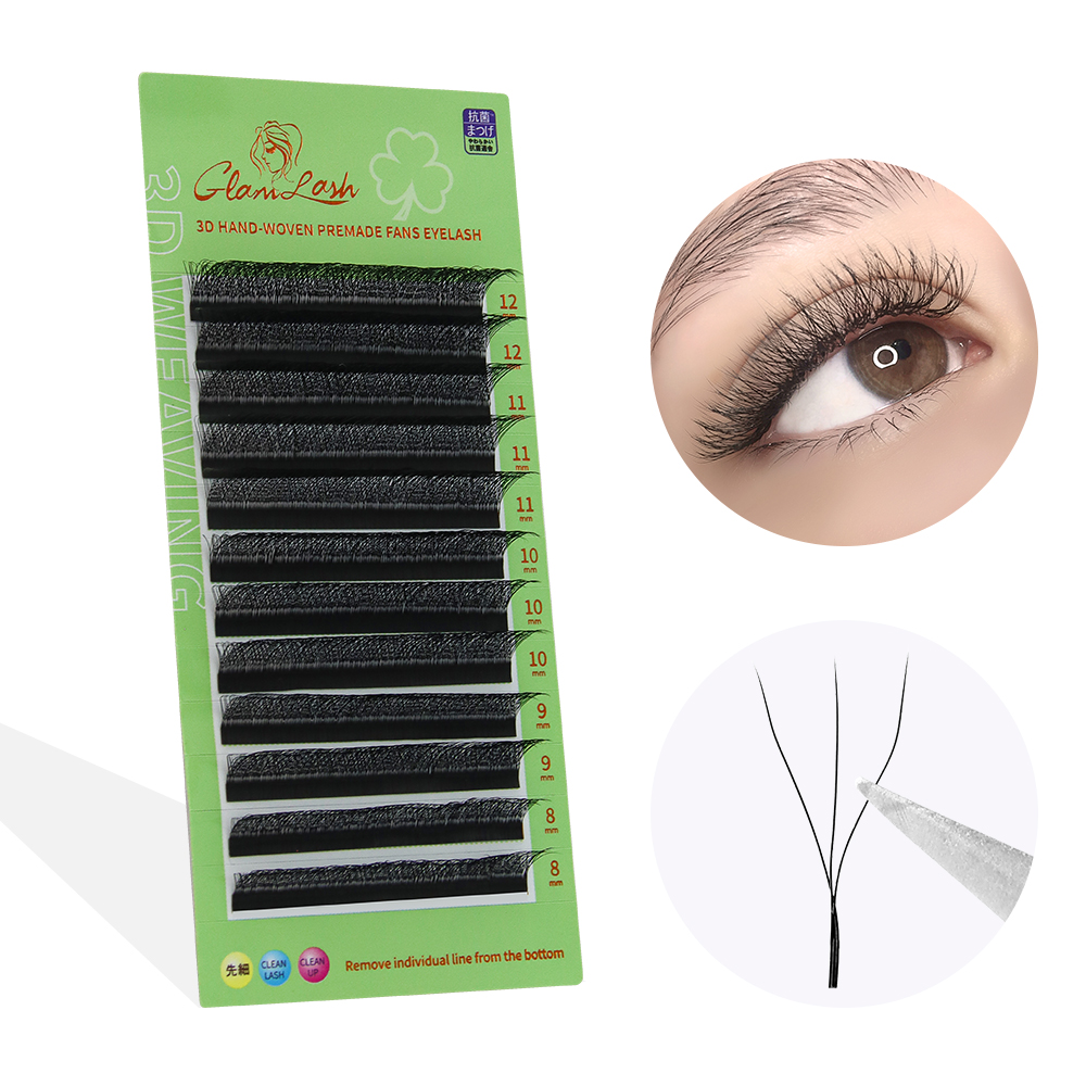 Eyelash Extension Volume Styles - GLAMLASH W Şekli Kirpik Uzantıları 3D4D5D
