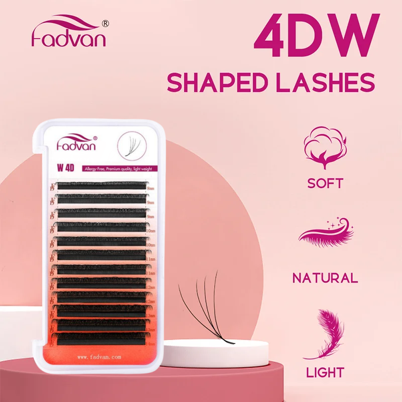 FADVAN 4D W Şekli Premade Haci - Eyelash Extension Volume Styles incelemesi ve fiyatı