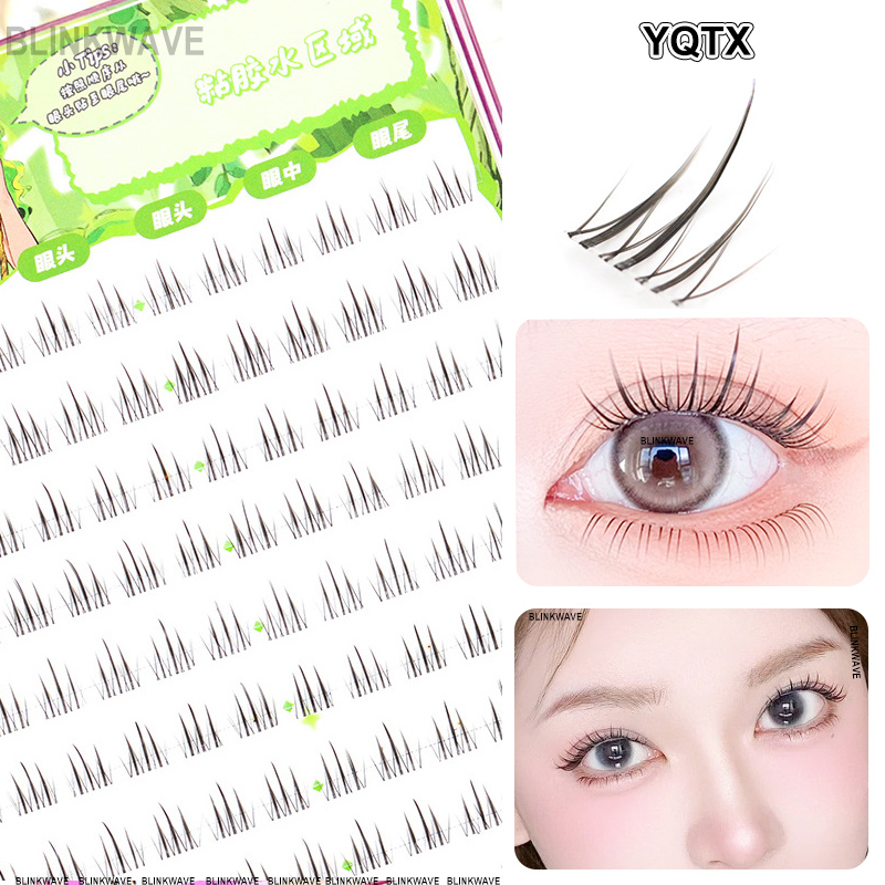 Doğal Koreli Kız Grubu Stil Ta - Eyelash Extension Douyin incelemesi ve fiyatı