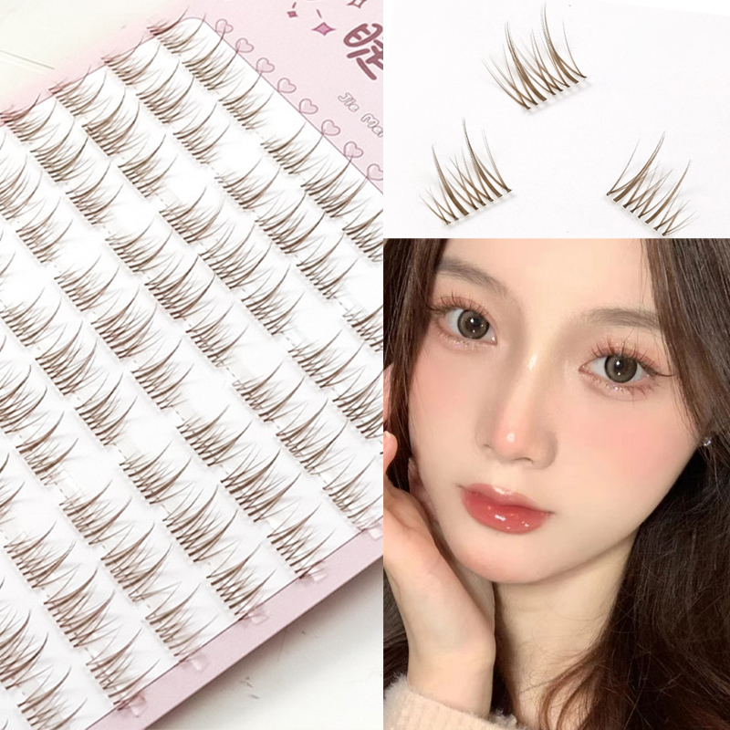 Ayçiçeği Kirpikler Kahverengi  - Eyelash Extension Douyin incelemesi ve fiyatı