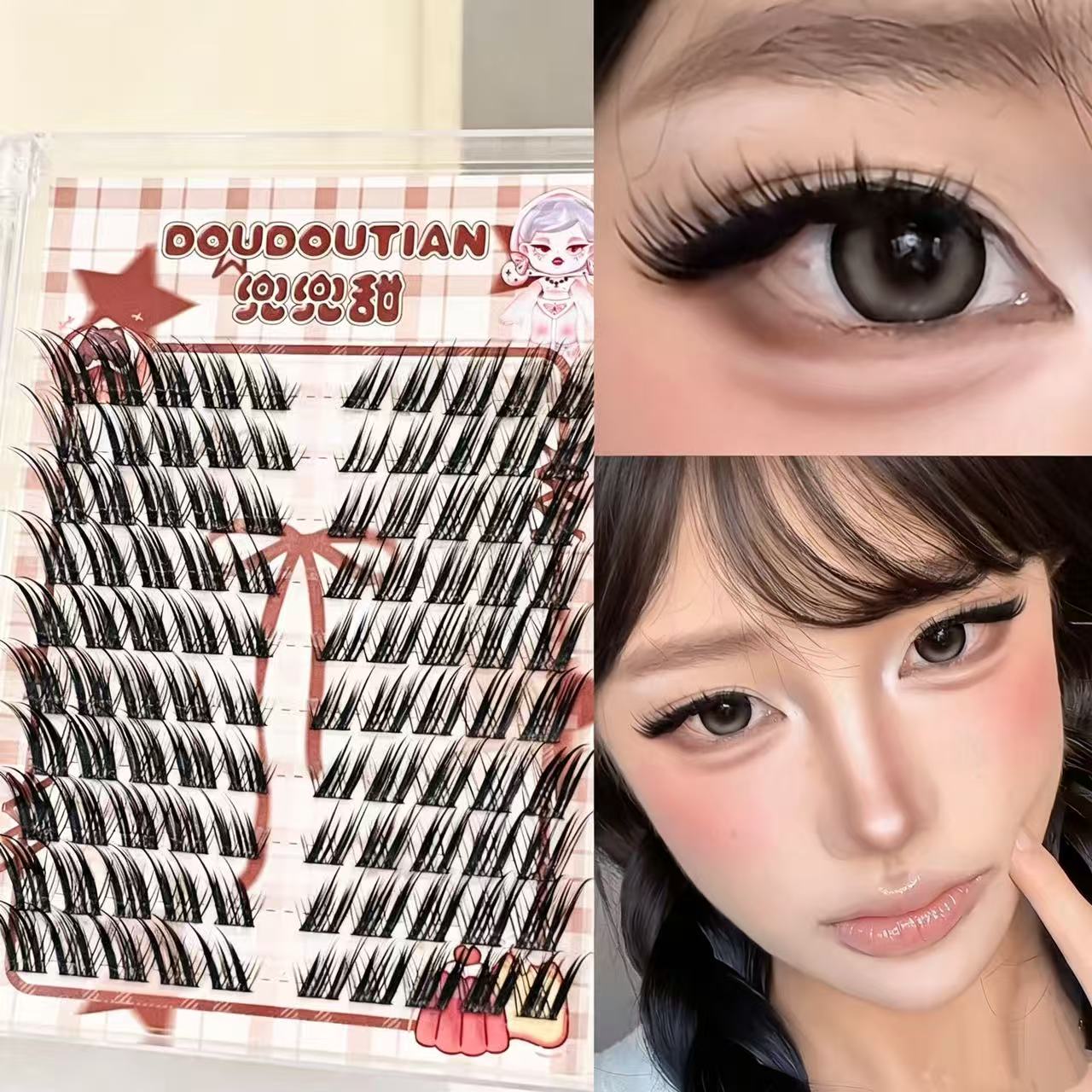 Doudoutian Fox-Style Kanatlı K - Eyelash Extension Douyin incelemesi ve fiyatı